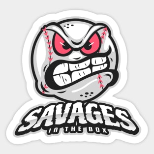 Savages In The Box Sticker